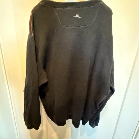 Black Tommy Bahama Relax Men's XL Sweatshirt - Picture 3 of 3